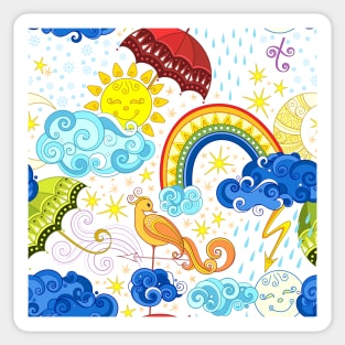 Fairytale Weather Forecast Large Scale Print Sticker